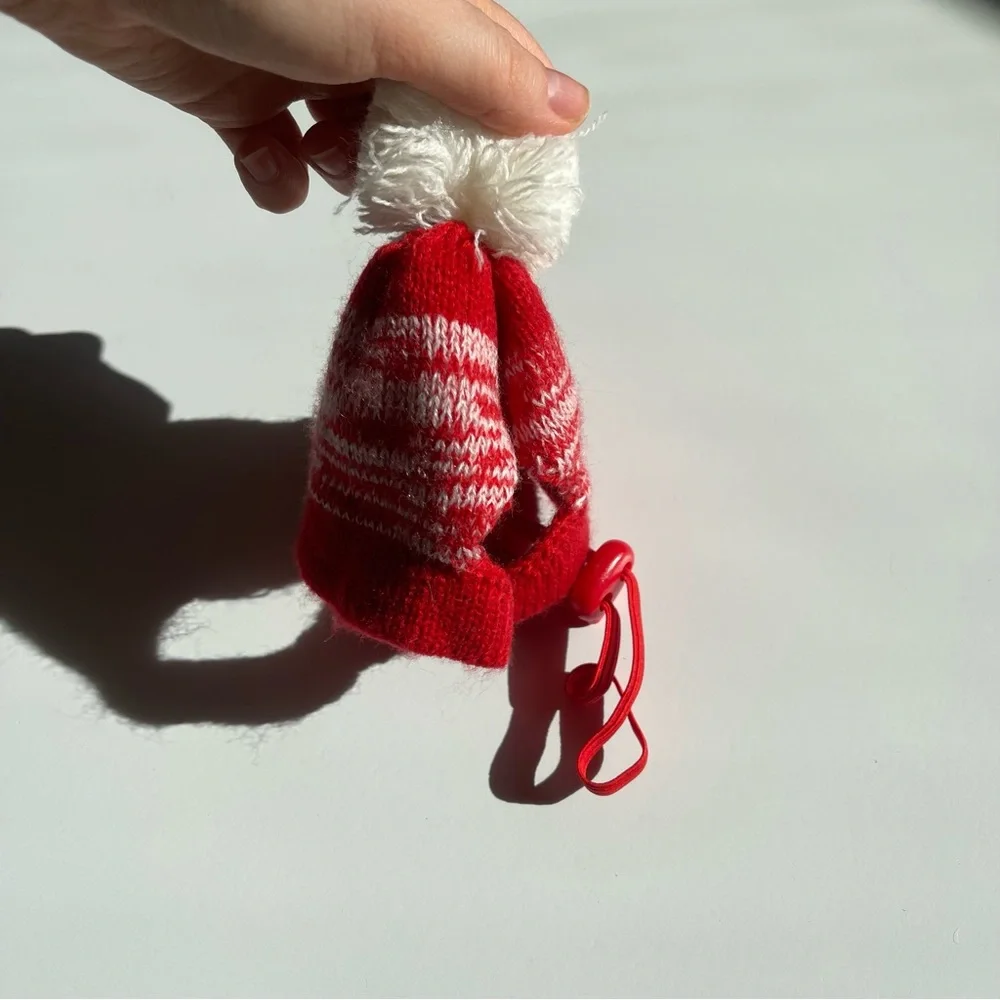 Cat Wool Hat with Pom Pom